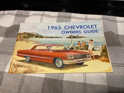 Chevrolet 1963 manual del propietario Impala Bel Air original Foto 1 de 3