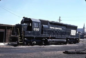 Penn Central (PC) - SD45 - #6199 - Original 35mm Dia - Bild 1 von 1