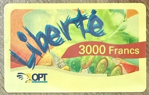 CALÉDONIE CARTE LIBERTÉ 3000 FRANCS 31/12/2004 PREPAYÉE TÉLÉCARTE PHONE CARD - Imagen 1 de 2