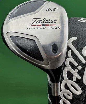 Controlador de titanio Titleist 983K 10,5* grafito regular R-Flex con cubierta derecha Foto 1 de 4