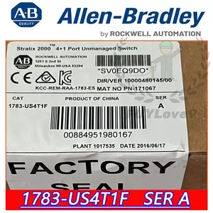 New Seale Allen Bradley 1783-US4T1F Stratix 2000 Switch Free Shipping 1783US4T1F - Picture 1 of 6