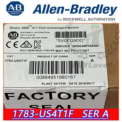 New Seale Allen Bradley 1783-US4T1F Stratix 2000 Switch Free Shipping 1783US4T1F - Image 1 of 4