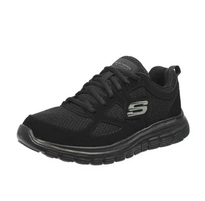 Skechers Burns Agoura - Sneakers Con Memory Foam Nero - Uomo Scarpe Sport - Zdjęcie 1 z 4