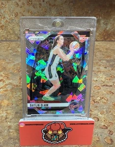 CAITLIN CLARK 2024 PANINI WNBA PRIZM PLATA PRIZM HIELO AGRIETADO RC #22 FIEBRE - Imagen 1 de 2