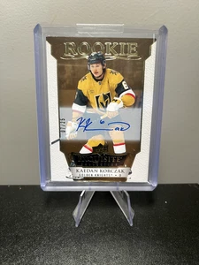 22/23 UD Ice Hockey Exquisite Collection Rookie Signatures 07/25 Kaedan Korczak - Picture 1 of 2