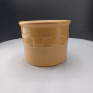 Vintage Gold/Yellow Longaberger Pottery Crock 4” - Picture 1 of 4