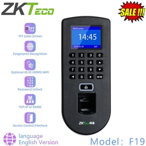 Zkteco F19 ID/IC/ADMS/WiFi Biometric Fingerprint Time Attendance Access System - Picture 1 of 17