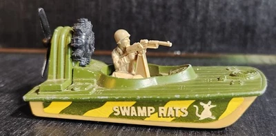 MATCHBOX LESNEY SUPERFAST #30 VINTAGE 1976 SWAMP RAT AIR BOAT DIECAST - Image 1 of 4