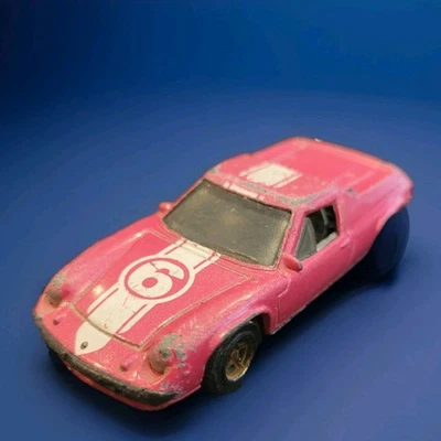 MATCHBOX РОЗОВЫЙ LOTUS EUROPA СПЕЦИАЛЬНЫЙ 1972 ЛИТОЙ АВТОМОБИЛЬ 1:64 ПОДЕРЖАННЫЙ - Изображение 1 из 4