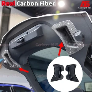 2PCS Carbon Fiber AD Style Spoiler Wing Base For Toyota Supra A90 A91 - Picture 1 of 10