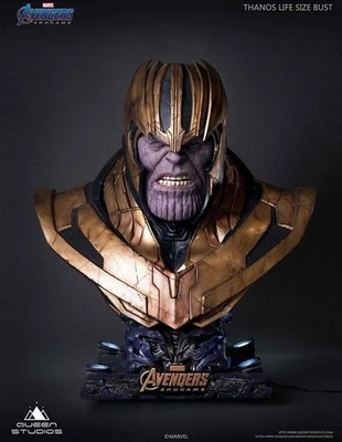 Queen Studios 1:1 THANOS Limited Edition Bust Avengers Endgame 240/666 - Image 1 of 4