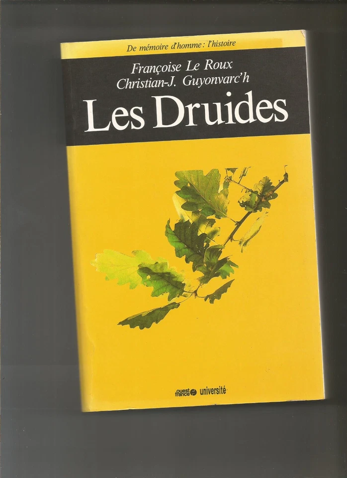 Les Druides Guyonvarc'h Le Roux 1990 paganisme celte Bretagne Irlande Gaule - Photo 1/1