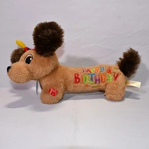NWT Puppy Dog Light Up Happy Birthday Singing Dancing Animated Plush Toy Works  - Picture 1 of 5