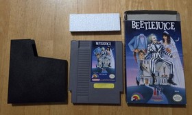 Beetlejuice NES Nintendo Entertainment System Near Complete Missing Manual