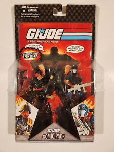 GI Joe 25th Anniversary Iron Grenadier and Cobra Viper Comic 2-Pack new