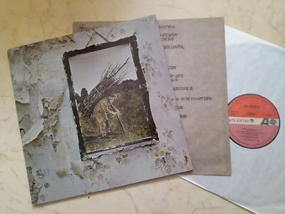 LED Zeppelin IV (Same) 1971 Spanish Orange/Prune Deepgroove Foc LP+Innersleeve - Photo 1/4