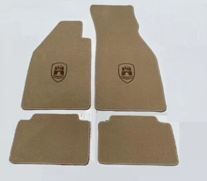 For Old VW Käfer Beetle Pre Wolfsburg floor mats carpet Tan Set of4 1950-78 - Picture 1 of 4