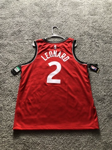 Nike Toronto Raptors Kawhi Leonard Jersey Mens XL 52 Red New With Tags Cover