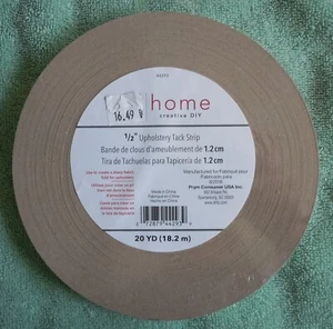 NEW Dritz Home upholstery Tack Strip 20 yards ½” wide - Picture 1 of 2