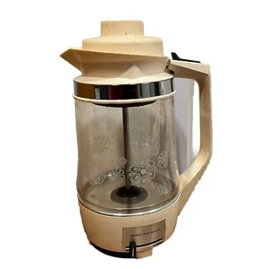 Jarra de café percoladora eléctrica de vidrio vintage Proctor-Silex P008WA - Imagen 1 de 8