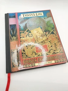 Vintage Travel Log Journal; Voyages Extraordinaires - Picture 1 of 6