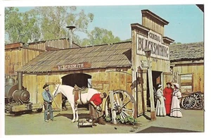 BLACKSMITH SHOP Knotts Berry Farm & Ghost Town Buena Park California Postcard CA - Picture 1 of 2