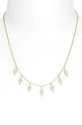 Collar frontal con flecos Melinda Maria 121665 'Chloe' $178 Foto 1 de 2