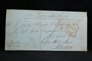 Irlanda: 1816 On Her Majesties Service Copertina senza timbro>Londra, in scatola Green Town - Foto 1 di 3