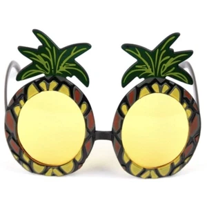 Pineapple Sunglasses - Hawaiian Party Fancy Dress Hen Stag Beach Novelty - Picture 1 of 8