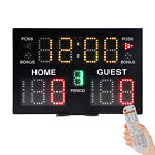 Indoor Digital  Scoreboard Tabletop Score Board for Basketball E6F6