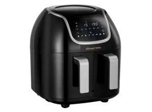 Russell Hobbs 2729 Dual Air Fryer 8.5L Satisfry Snappi 8-in-1 Functions - Black - Picture 1 of 4