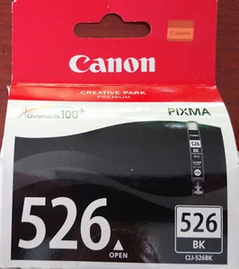 Canon CLI-526 BK, Black (OVP) 526 BK Pixma - NEW / OVP Original Genuine - Afbeelding 1 van 6