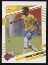 2021-22 Donruss Soccer Purple Press Proof #26 Vinicius Junior Brazil /199