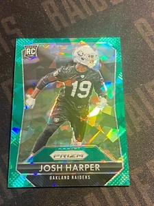 Josh Harper 2015 Prizm Green Cracked Ice Prizm #251 72/75 radiocontrol Oakland Raiders - Imagen 1 de 3