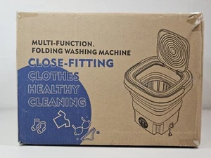 MULTI-FUNCTION FOLDING WASHING MACHINE CLOSE-FITTING MLSC-01 PURPLE 8L - Picture 1 of 6