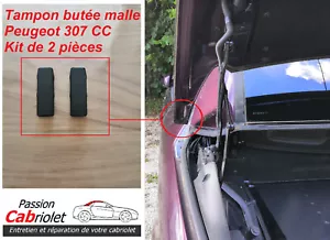 x2 Silentbloc Tampon butée malle toit Peugeot 307 CC 8484G3 - Bild 1 von 6