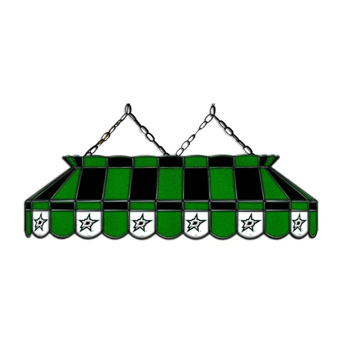 NHL Dallas Stars Stained Glass 40" Pool Table Light-NEW-MADE IN U.S.A Cover
