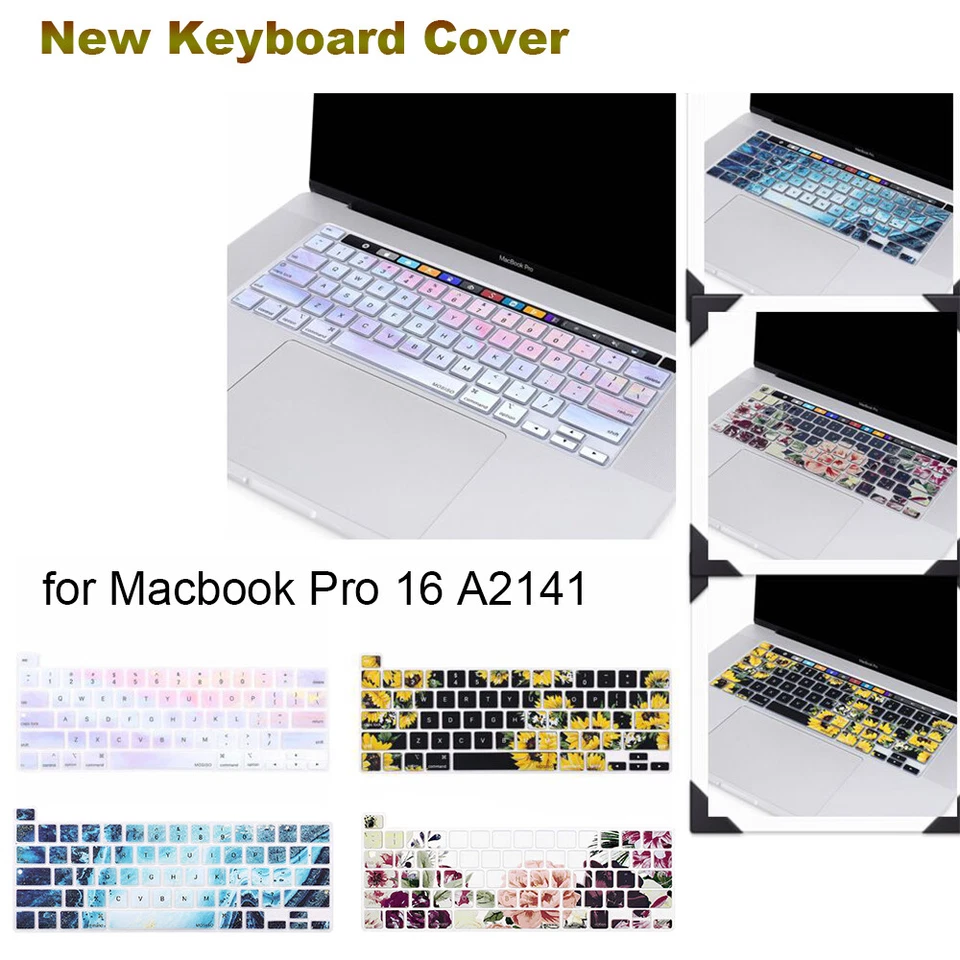 Mosiso Laptop Silicone Keyboard Cover Skin for Apple Macbook Pro 16 inch A2141  - Image 1 of 1