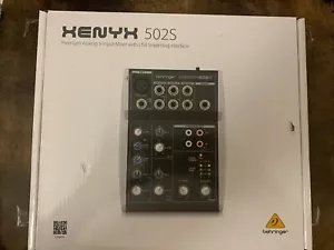 Behringer Xenyx 502S 5-Channel Analog Streaming Mixer - New In Box - Picture 1 of 10