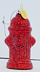 Neu mit Etikett mundgeblasenes Glas Hydrant Weihnachtsschmuck von SCF - Seasons of Cannon Falls - Bild 1 von 8