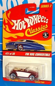 Hot Wheels 2006 Classics Series 2 #21 VW Bug Convertible Spectraflame Red - Picture 1 of 3