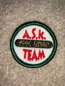 Boy Scout Silver Dollar OA Order Arrow 1996 NOAC National Conference ASK Patch - Picture 1 of 1