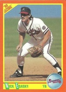 1990 Score Rookie and Traded #3T Nick Esasky NM-MT Braves