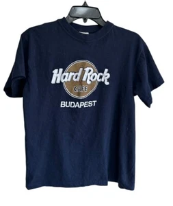 Camiseta De Colección Y2K Hard Rock Talla Pequeña Café Budapest Algodón - Imagen 1 de 5