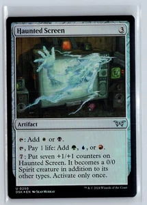 (2x) FOIL Haunted Screen Duskmourn Uncommon – MTG Magic the Gathering Card - Picture 1 of 2