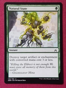 Magic The Gathering OATH OF THE GATEWATCH NATURAL STATE green card MTG - Picture 1 of 2