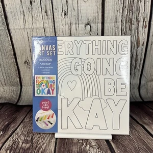 Art 101 Gallery Canvas Art Set - Everything Is Going to Be Okay - Picture 1 of 2