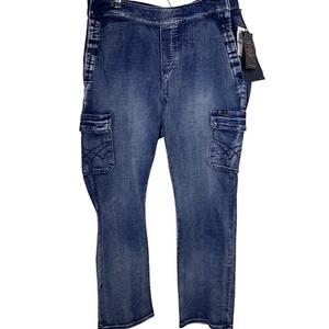 Seven7 Jeans Womens 38x31 Able Joggers Ease of Dressing Stretch Cargo Pocket NWT - Picture 1 of 9