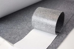 Filz Möbelgleiter Meterware 3,5mm dick selbstklebend Grau Neu - Bild 1 von 3
