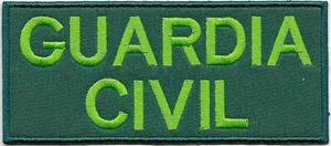 SPANIEN Policia GUARDIA CIVIL Police Patch Polizei Abzeichen Gendarmerie  España - Bild 1 von 3